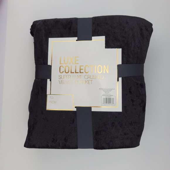Luxe Collection Set of 2 Super Soft Blanket  NWT - Picture 4 of 5